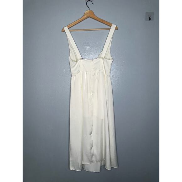 WeWoreWhat × Revolve Satin Charmeuse Corset Midi Dress NWT Women's Size Medium - Picture 3 of 11